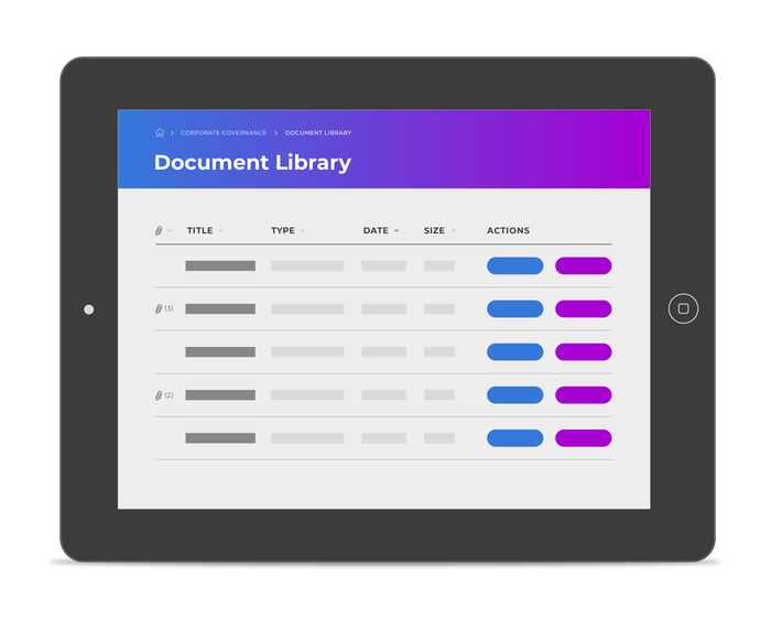 Self-service document library